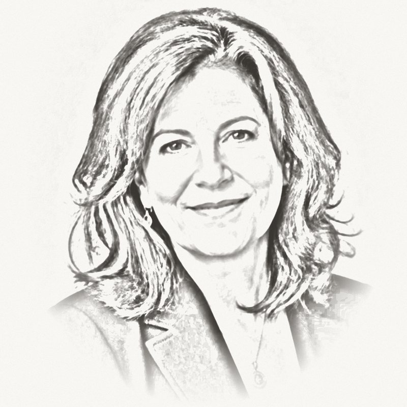 Pencil drawing of Sharyn Underhill